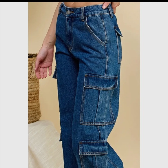 364. 4 Cargo Pockets, Cargo Jeans, Various Sizes - Picture 5 of 8